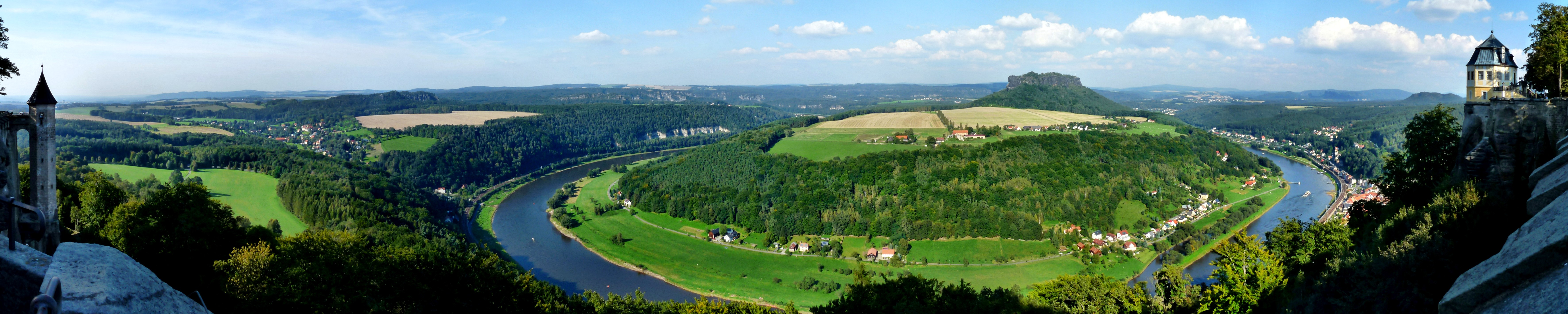 Panorama Königsteiner Elbschleife_5zu1